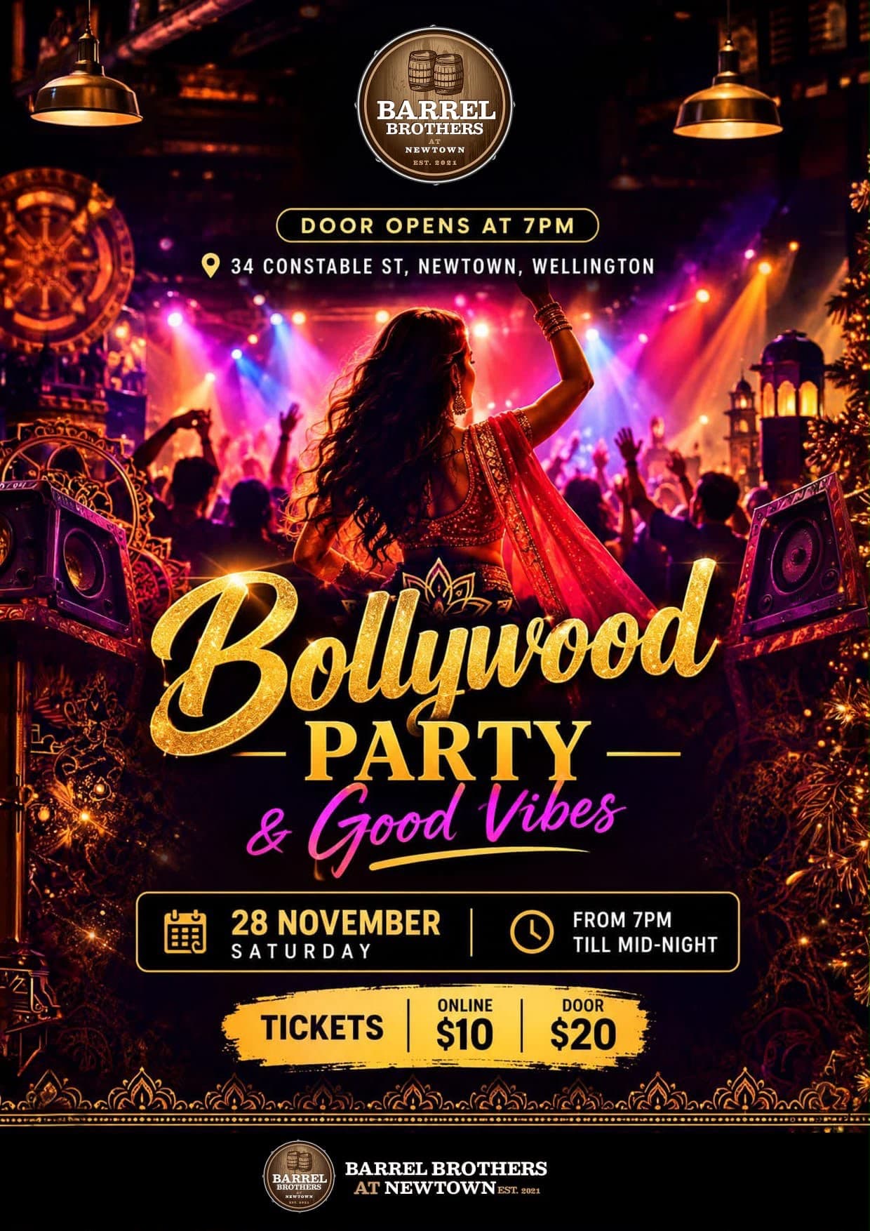 Bollywood Party & Good Vibes poster